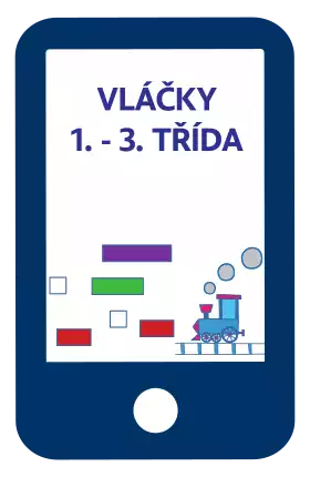 Vláčky - úlohy pro 1. - 3. ročník - roční licence