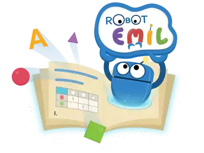 Robot Emil startovací licence (1. díl) na 1 rok pro malé školy