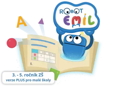 Robot Emil kompletní licence (1. + 2. díl) pro malé školy na 3 roky